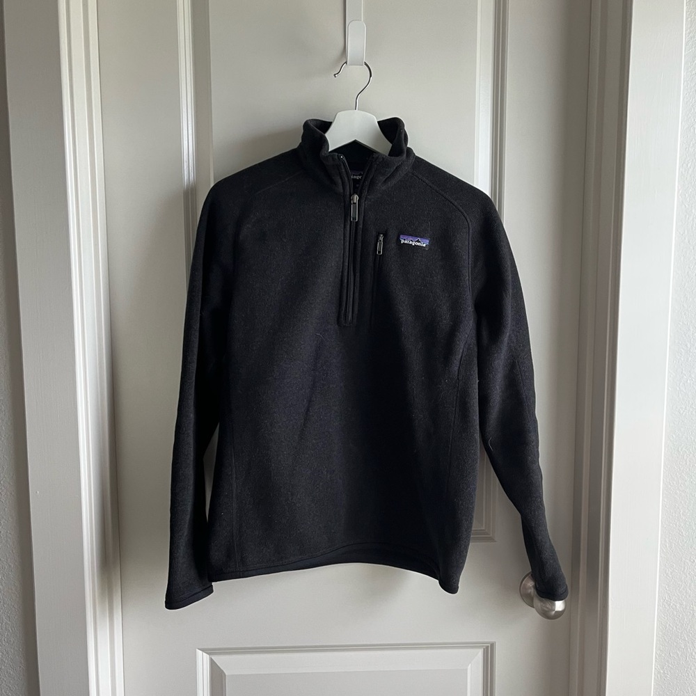 Patagonia Men's Better Sweater® 1/4-Zip Fleece Black XS